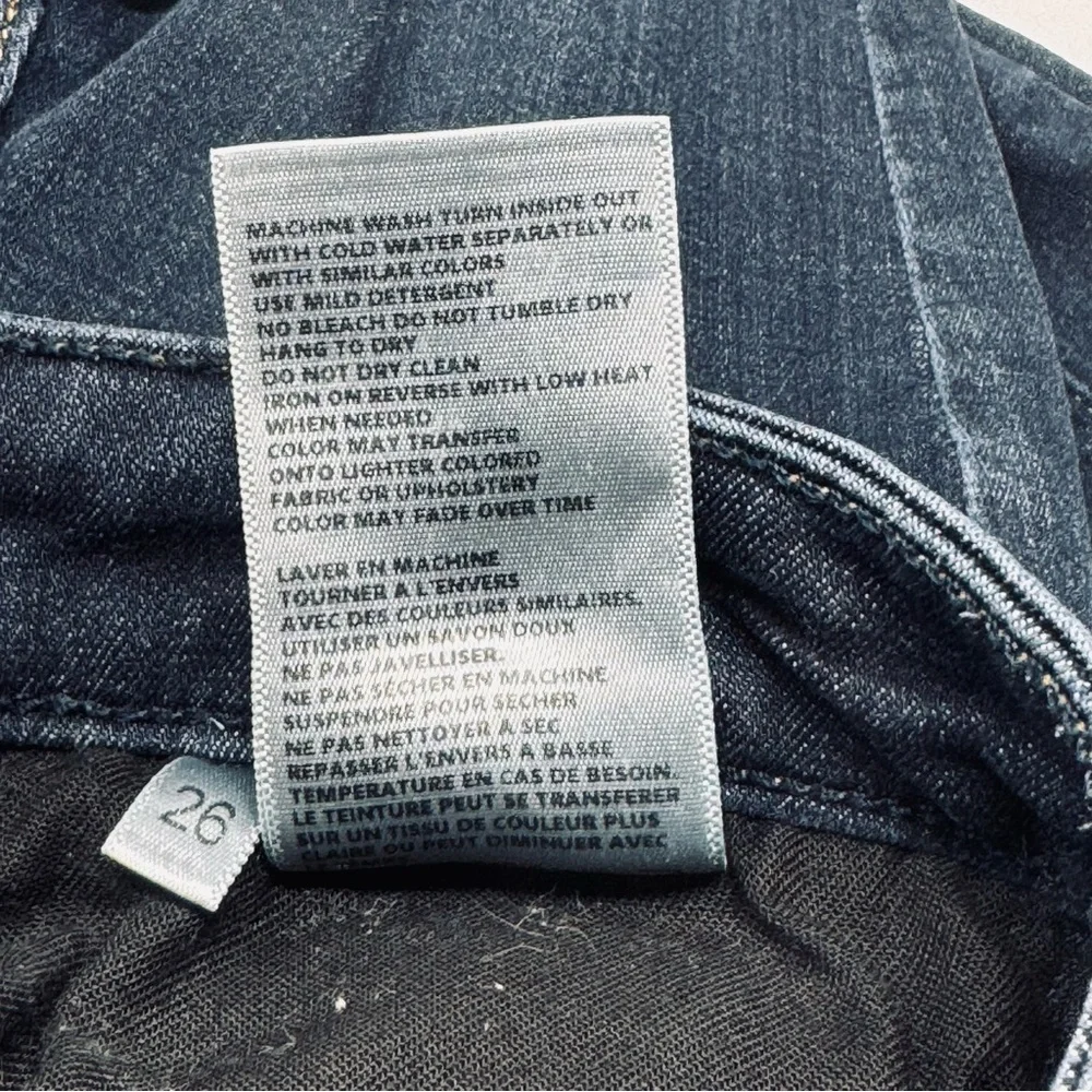 L'AGENCE Margot Skinny High Rise in Midnight Size 26 - Picture 10 of 11